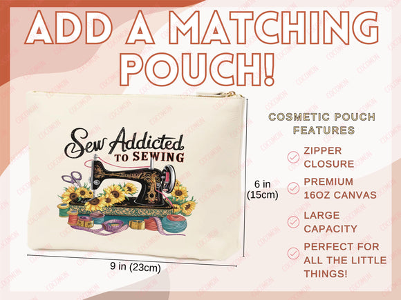 Sewing Lover Canvas Tote Bag Funny Gift Sewing Bag Knit Everyday Tote Eco Friendly Gift Tote Shopper Reusable Grocery Bag Cute Aesthetic Bag