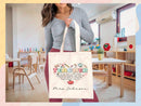 Teacher Appreciation Gift Tote Bag Canvas Custom Teacher Gift Personalized School Bag Gifted Teacher Tote Reusable Bag School Campus Bag