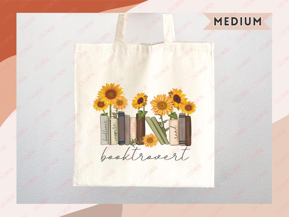 Book Lovers Tote Booktrovert Tote Bag Gift for Book Lover Bookworms Gift For Teachers Readers' Tote Shopper Library Bag School aesthetic bag