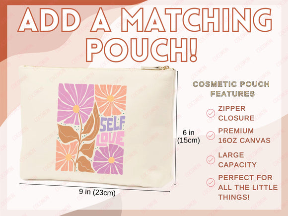 Floral Tote Bag flower tote canvas wildflower bag eco friendly bag aesthetic tote bag reusable bag gift for plant lover tote flower bag cute