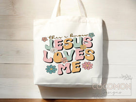 Christian Faith Tote Bag — Personalized Gift (054)