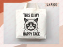 Cat Tote Bag Cat Lover Gift For Mom Cute Funny Canvas Tote Bag Animal Lover Reusable Bag Aesthetic Tote Shopper Women's Tote School Bag Tote
