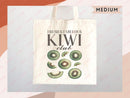 Kiwi Canvas Tote Bag Farmers Market Tote Bag Gift Tote Shopper Bag Everyday Tote Eco Friendly Bag Tote Reusable Grocery Bag Cute Summer Bag