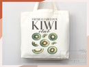 Kiwi Canvas Tote Bag Farmers Market Tote Bag Gift Tote Shopper Bag Everyday Tote Eco Friendly Bag Tote Reusable Grocery Bag Cute Summer Bag