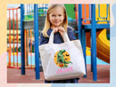 Personalized Halloween Tote Bag Custom Name Tote Kids Trick or Treat Halloween Gift Bag Goodie Bag Spooky Halloween Party Favor Gift