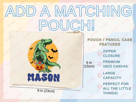 Personalized Halloween Tote Bag Custom Name Tote Kids Trick or Treat Halloween Gift Bag Goodie Bag Spooky Halloween Party Favor Gift