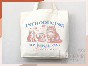 Cat Lover Tote Bag — Gift for Cat Lover (009)