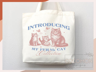 Cat Lover Tote Bag — Gift for Cat Lover (009)