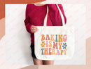 Baking Lover Canvas Tote Bag Funny Baker Gift Tote Bag Everyday Tote Eco Friendly Gift Tote Shopper Reusable Grocery Bag Cute Aesthetic Bag