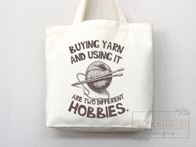Knitting Lover Tote Bag — Knitting Lover Gift (001)