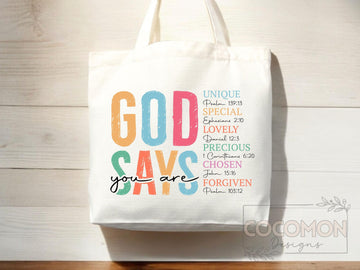 Faith Tote Bag Christian Tote Bag Gift Religious Scripture Gift Bible Verse Christian Girl Gift Church Sunday School Bag Campus Tote Shopper
