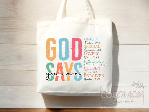 Faith Tote Bag Christian Tote Bag Gift Religious Scripture Gift Bible Verse Christian Girl Gift Church Sunday School Bag Campus Tote Shopper