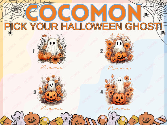 Personalized Halloween Tote Bag Custom Name Tote Kids Trick or Treat Halloween Gift Bag Goodie Bag Spooky Halloween Party Favor Gift Tote