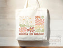 Faith Tote Bag Christian Tote Bag Gift Religious Scripture Gift Bible Verse Christian Girl Gift Church Sunday School Bag Campus Tote Shopper