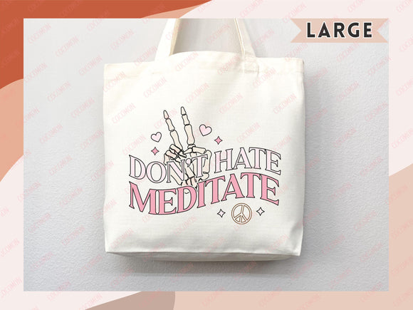 Yoga Canvas Tote Bag Fun Yoga Lover Gift for Yoga Tote Bag Everyday Tote Eco Friendly Aesthetic Tote Shopper Reusable Grocery Bag Cute Bag