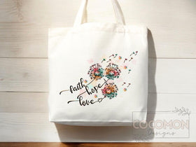 Christian Faith Tote Bag — Personalized Gift (050)