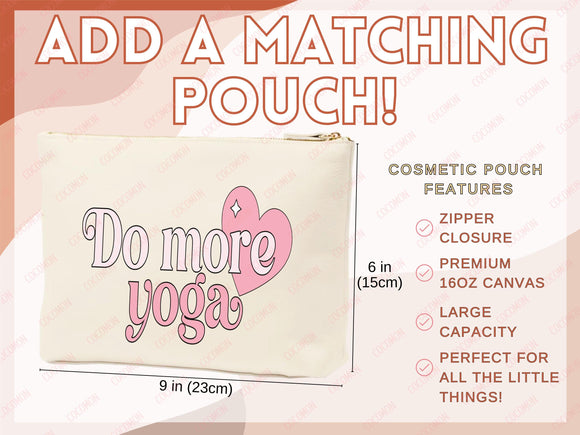 Yoga Canvas Tote Bag Fun Yoga Lover Gift for Yoga Tote Bag Everyday Tote Eco Friendly Aesthetic Tote Shopper Reusable Grocery Bag Cute Bag