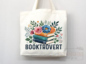Book Lover Tote Bag — Book Lover Gift (089)