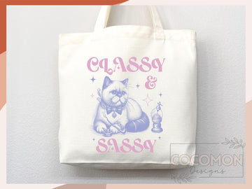 Cat Tote Bag Cat Lover Gift For Mom Cute Funny Canvas Tote Bag Animal Lover Reusable Bag Aesthetic Tote Shopper Women's Tote School Bag Tote
