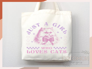 Cat Tote Bag Cat Lover Gift For Mom Cute Funny Canvas Tote Bag Animal Lover Reusable Bag Aesthetic Tote Shopper Women's Tote School Bag Tote