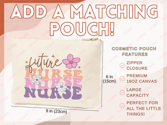 Nurse Canvas Tote Bag Nursing Bag Registered Nurse Gift for Her Women Bag Everyday Tote Eco Friendly Gift Tote Shopper Reusable Grocery Bag