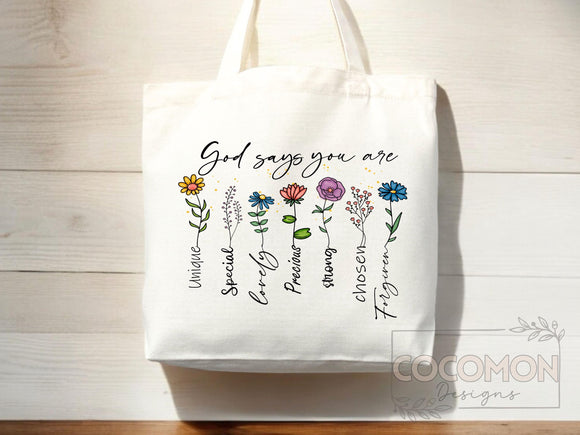 Faith Tote Bag Christian Tote Bag Gift Religious Scripture Gift Bible Verse Christian Girl Gift Church Sunday School Bag Campus Tote Shopper