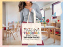 Teacher Appreciation Bag Gift Tote Bag Canvas Custom Teacher Gift Personalized School Bag Gifted Teacher Tote Reusable Bag School Campus Bag