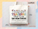 Teacher Appreciation Bag Gift Tote Bag Canvas Custom Teacher Gift Personalized School Bag Gifted Teacher Tote Reusable Bag School Campus Bag