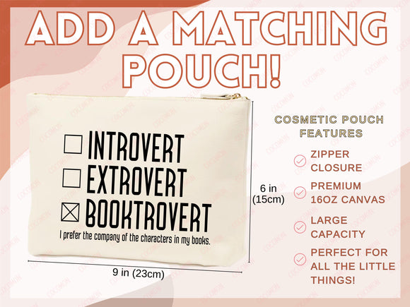 Book Lovers Tote Booktrovert Tote Bag Gift for Book Lover Bookworms Gift For Teachers Readers' Tote Shopper Library Bag School aesthetic bag