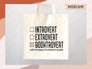 Book Lovers Tote Booktrovert Tote Bag Gift for Book Lover Bookworms Gift For Teachers Readers' Tote Shopper Library Bag School aesthetic bag