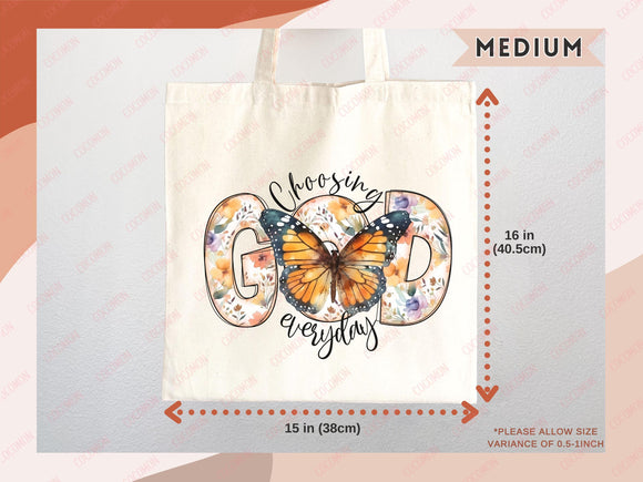 Faith Tote Bag Christian Tote Bag Gift Religious Scripture Gift Bible Verse Christian Girl Gift Church Sunday School Bag Campus Tote Shopper