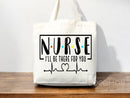 Nurse Canvas Tote Bag Nursing Bag Registered Nurse Gift for Her Women Bag Everyday Tote Eco Friendly Gift Tote Shopper Reusable Grocery Bag