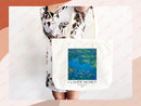 Monet Tote Bag Artsy Bag Monet Shoulder Bag Monet Gift School Tote Bag Eco Friendly Aesthetic Tote Shopper Reusable Grocery Bag Gift for Her
