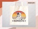 Yoga Canvas Tote Bag Fun Yoga Lover Gift for Yoga Tote Bag Everyday Tote Eco Friendly Aesthetic Tote Shopper Reusable Grocery Bag Cute Bag
