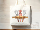 Baking Lover Canvas Tote Bag Funny Baker Gift Tote Bag Everyday Tote Eco Friendly Gift Tote Shopper Reusable Grocery Bag Cute Aesthetic Bag