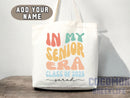 Custom Name Senior Tote Bag High School University Gift Graduation Bag for Her Personalized College Tote Campus School Bag Customized Gift