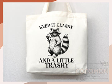 Raccoon Canvas Tote Bag Funny Raccoon Lover Gift Tote Bag Everyday Tote Eco Friendly Tote Shopper Gift Tote Reusable Grocery Bag Cute Bag