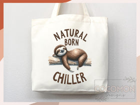 Sloth Tote Bag — Sloth Lover Gift (019)