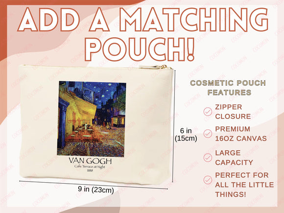 Van Gogh Tote Bag Artsy Bag Van Gogh Shoulder Bag Van Gogh School Tote Eco Friendly Aesthetic Tote Shopper Reusable Grocery Bag Gift for Her