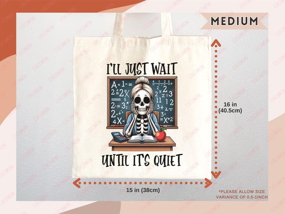 Teacher Appreciation Gift Tote Bag Canvas Custom Teacher Gift Personalized School Bag Gifted Teacher Tote Reusable Bag School Campus Bag