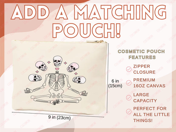 Yoga Canvas Tote Bag Fun Yoga Lover Gift for Yoga Tote Bag Everyday Tote Eco Friendly Aesthetic Tote Shopper Reusable Grocery Bag Cute Bag