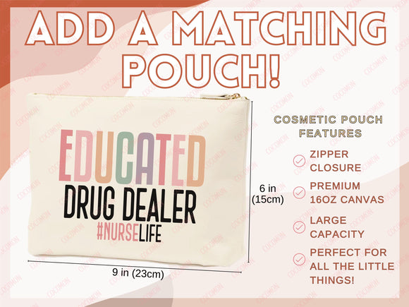 Nurse Canvas Tote Bag Nursing Bag Registered Nurse Gift for Her Women Bag Everyday Tote Eco Friendly Gift Tote Shopper Reusable Grocery Bag