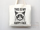 Cat Tote Bag Cat Lover Gift For Mom Cute Funny Canvas Tote Bag Animal Lover Reusable Bag Aesthetic Tote Shopper Women's Tote School Bag Tote