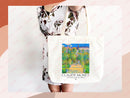 Monet Tote Bag Artsy Bag Monet Shoulder Bag Monet Gift School Tote Bag Eco Friendly Aesthetic Tote Shopper Reusable Grocery Bag Gift for Her