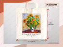 Monet Tote Bag Artsy Bag Monet Shoulder Bag Monet Gift School Tote Bag Eco Friendly Aesthetic Tote Shopper Reusable Grocery Bag Gift for Her