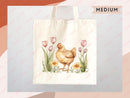 Chicken Canvas Tote Bag Funny Chicken Lover Gift Tote Bag Everyday Tote Eco Friendly Campus Tote Reusable Grocery Bag Cute Bag Aesthetic Bag