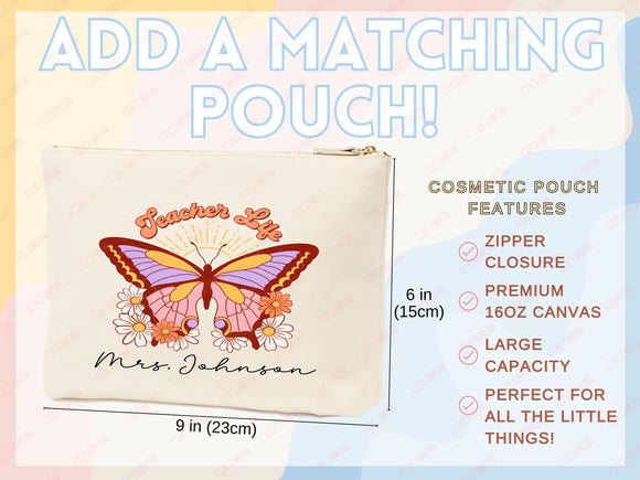 Teacher Appreciation Bag Gift Tote Bag Canvas Custom Teacher Gift Personalized School Bag Gifted Teacher Tote Reusable Bag School Campus Bag