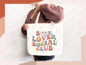 Book Lovers Tote Booktrovert Tote Bag Gift for Book Lover Bookworms Gift For Teachers Readers' Tote Shopper Library Bag School aesthetic bag