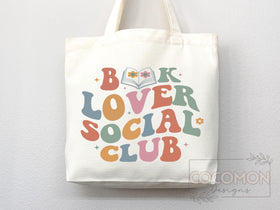 Book Lover Tote Bag — Book Lover Gift (093)