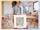 Teacher Appreciation Bag Gift Tote Bag Canvas Custom Teacher Gift Personalized School Bag Gifted Teacher Tote Reusable Bag School Campus Bag